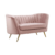 Blush loveseat